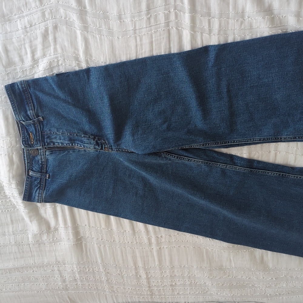 Zara Wide leg blue jeans